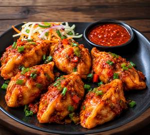 Darjeeling Veg Chilli Momo [6Pcs]