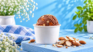 Roasted Almond Ice Cream
