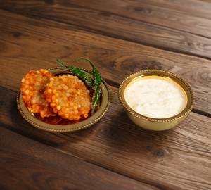 Sabudana Tikki (2 Pcs) With Dahi
