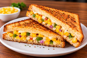 Special American Sweet Corn Sandwich