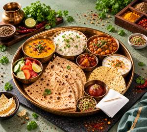 No Onion No Garlic Thali