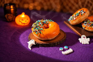 Spooky Sprinkle Doughnut
