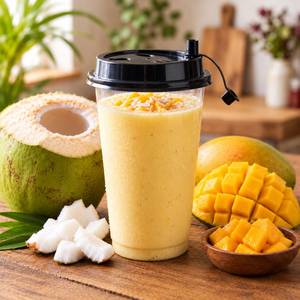 Tender Coconut Mango Milkshake