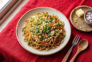 Veg Hot Garlic Noodles