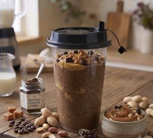 Coffee Peanut Butter Milkshake