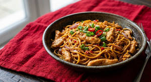 Chicken Hot Garlic Noodles