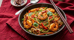 Prawn Hot Garlic Noodles