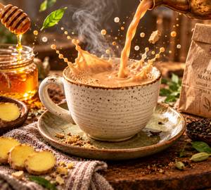 Milk Ginger Tea -1 Cup