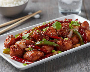 Fish In Schezwan Sauce Dry