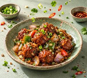 Veg Manchurian – 8 Pc