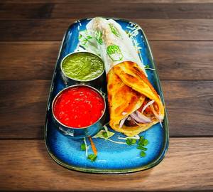 Chilly chicken kathi Roll