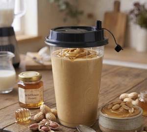 Honey Peanut Butter Milkshake