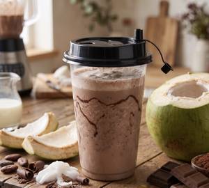 Tender Coconut Chocolate Milkshake