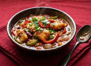 Fish In Hot Garlic Sauce Gravy