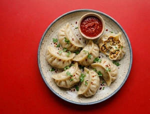 Chicken Cheese Steamed Momos