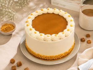 Butterscotch & Salted Caramel Cake [560g]