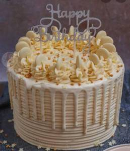 Eggless Rasmalai Flavour Cake (500 Grams)