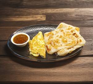 3 Parotta + 1 Omelette + Chicken Gravy