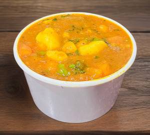 Aloo Matar Sabji - Gravy