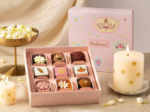 Diwali Special Assorted Mithai Confectionery Gift Box [9pcs]