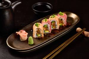 Tuna salmon roll
