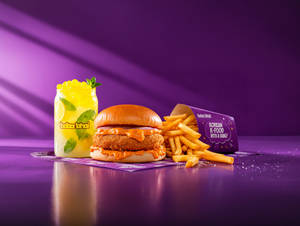 BB Aloo Tikki Burger Combo