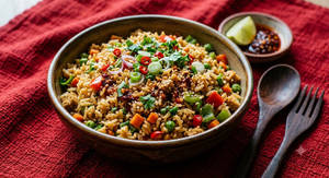 Veg Chili Garlic Fried Rice