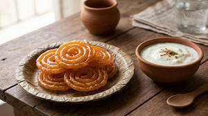 Jalebi (100 Gram) + Dahi (100 Gram)