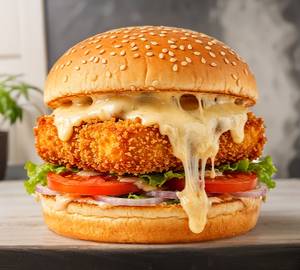 Currency Cheese Paneer Burger