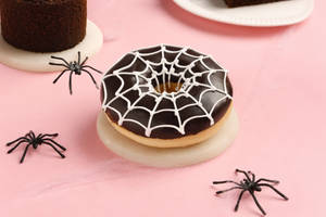 Halloween Chocolate Donut