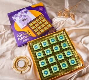 Gud Chana Badam Bite Box (16 Pieces)