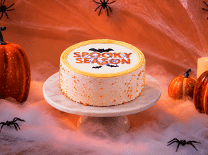 Spooky Season Halloween Butterscotch Photo Cake – 500Gms