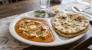 Butter Paneer Masala With 3 Butter Roti