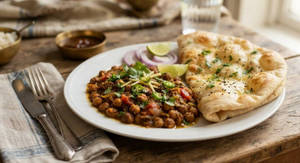 Chola Aloo Naan Combo