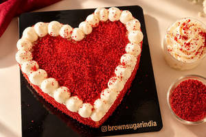 Karwa Chauth Special: Heart-shaped Red Velvet Cake