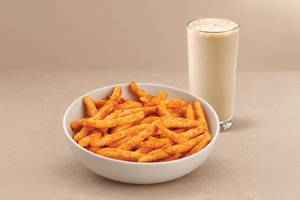 Choice of Fries + Classic Cold coffee