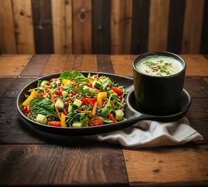 Detox Refresh Combo (Summer Detox Veg Salad + Cooling Masala Chaas)