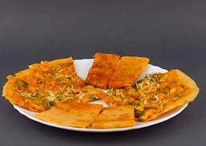 Sweet Corn Schezwan Dosa-3 Pcs
