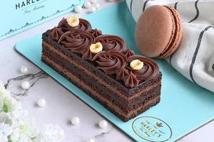 Danish Hazelnut Chocolate Medovik With Macaron