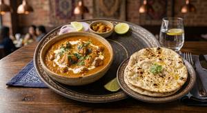 Chicken Masala With 2 Tandoori Butter  Roti