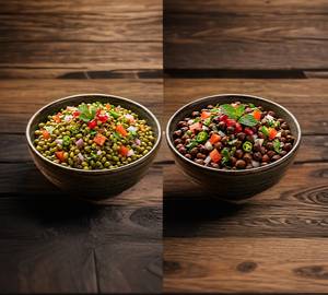 Healthy Duo Combo ( Green Moong Chaat + Kala Chana Chaat)