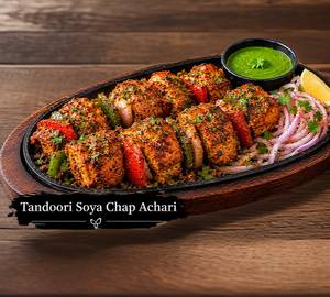 Tandoori soya chap achahri
