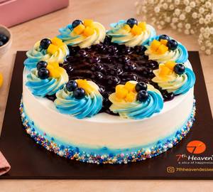 Mango and blueberry