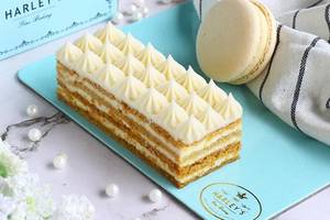 Austrian White Forest Medovik With Macaron
