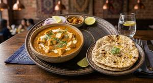 Paneer Masala With 2 Tandoori Butter Roti