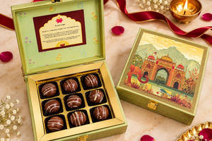 Gift Diwali Special: Choco Biscoff Truffle Box Hamper