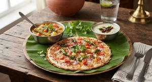 Onion Tomato Uttapam