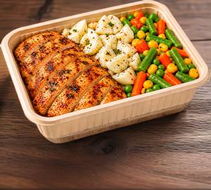 Grilled Chicken + Egg Whites + Veggies