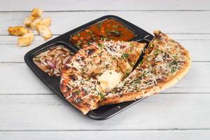 Chole With Aloo Paneer Mix Kulcha