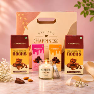 Scented Candle Diwali Choco Hamper